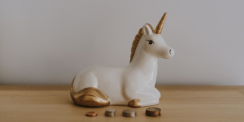 Unicorn money box 